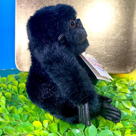 DISNEY STORE NWT VINTAGE 1990s MIGHTY JOE YOUNG BLACK GORILLA BEAN BAG PLUSH - Picture 4 of 13